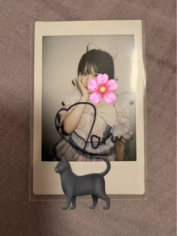 사쿠라바 하루카 사인 폴라로이드