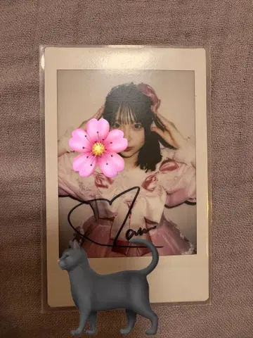 사쿠라바 하루카 사인 폴라로이드