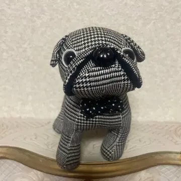 아트 갤러리 박견 하운드투스 체크 패턴