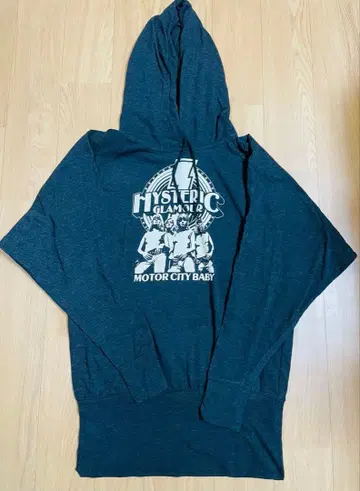 HYSTERIC GLAMOUR 후드 부착 후드티