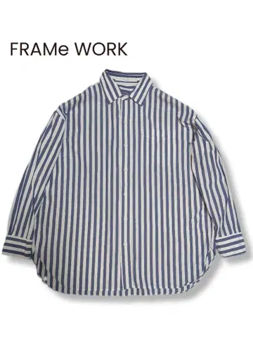 FRAMe WORK 프레임워크 스트라이프 셔츠