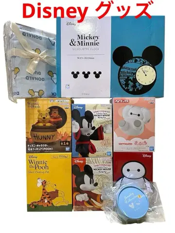Disney 캐릭터 피규어 잡화 묶음 판매 9점