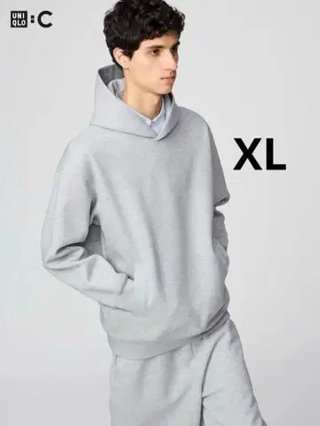 유니클로C 그레이 후드티 맨투맨 오버 사이즈 풀 후드티 XL