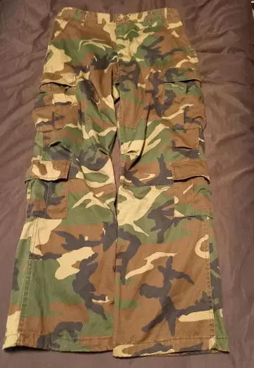 ROTHCO 카고 팬츠 빈티지 우드랜드 카모 M