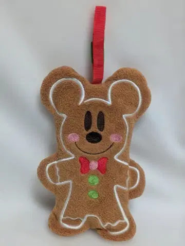 디즈니 크리스마스 에코백 진저맨 미키