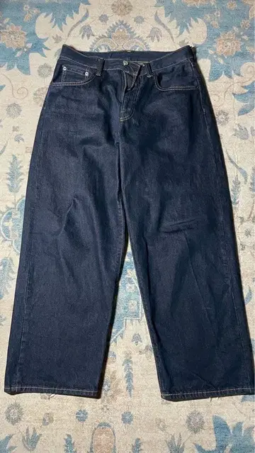 GAP 슈퍼 배기 데님 다크 블루 28 x 30