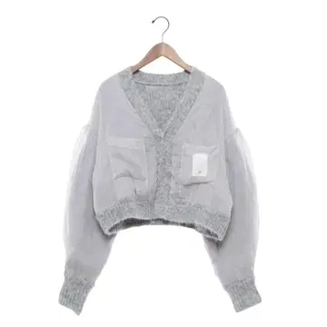 cy_an+ (시아 엠플러스) 리버서블 숏 루프 가디건