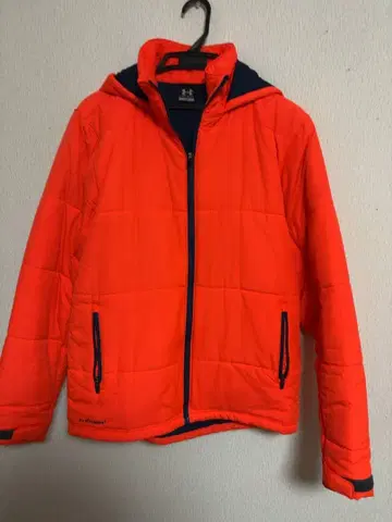 언더아머 STORM1 풀 집업 패딩 자켓 후드 부착