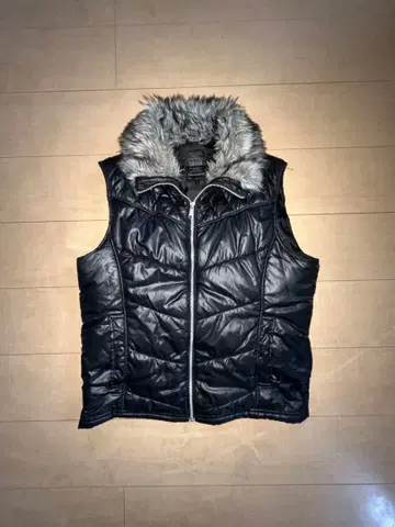 00s y2k 퍼 다운 베스트 헤이세이 시크 스타일 그런지