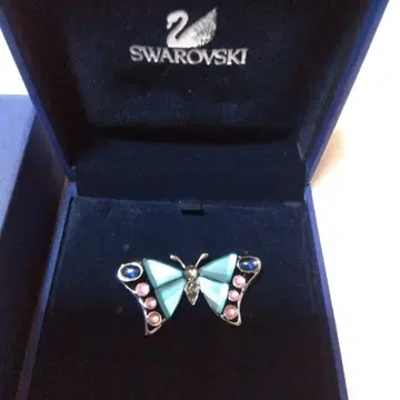 Swarovski 나비 브로치
