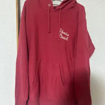 Champion Reverse Weave 후드티 L 와인 레드