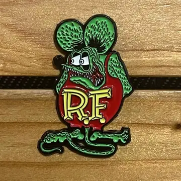 [ 미사용 새상품 ] 래트핑크 RAT FINK 핀 배지