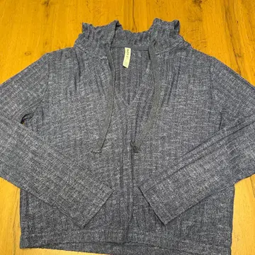 RVCA 후드 부착 그레이 리브 후드티 XS