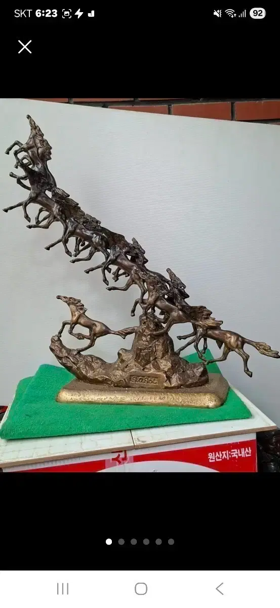 65-76 cm, 12 jo, bronze material horse sculpture, promotion and success