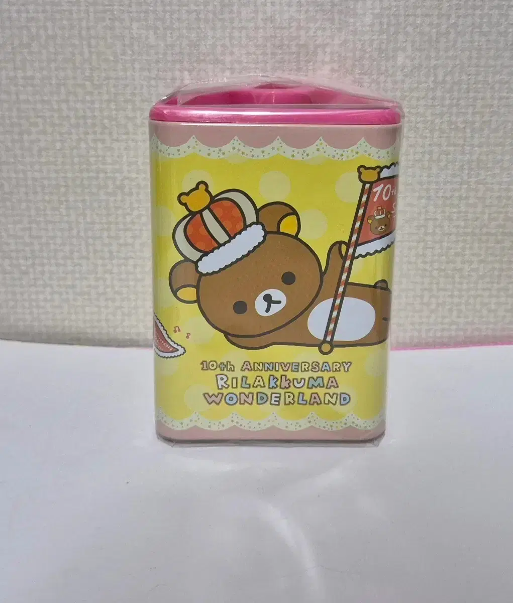 Vintage stationery Rilakkuma 10th anniversary pen holder