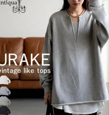 안티카 쭈리 상의 긴팔 맨투맨