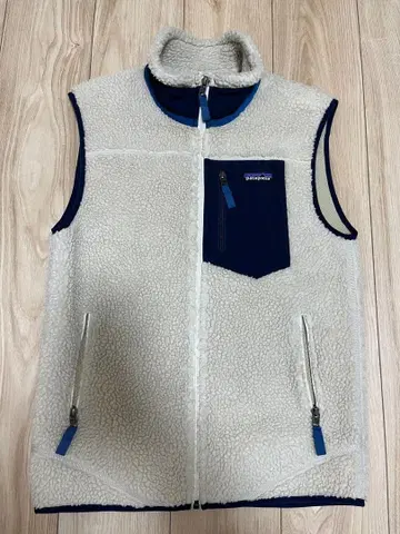 레트로 X 파타고니아 patagonia 베스트 플리스 남성용 S 네이비