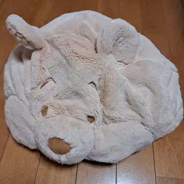 곰 얼굴 플리스 모자