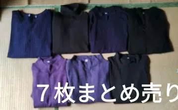 가을/겨울 긴팔 니트 스웨터 시설 의류 교체용 할머니 7개 묶음 판매