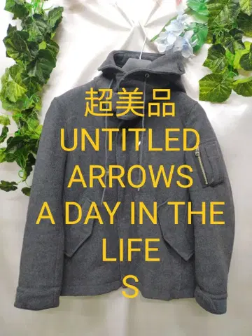 컨디션 최상 유나이티드 애로우즈 아디인 더 라이프 울 후디드 코트 S