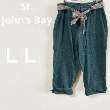 레어 St. John's Bay [ LL ] 다크 블루 하프 팬츠 코튼