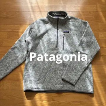 Patagonia 하프 지퍼 베터 스웨터 그레이 따뜻한 캐주얼