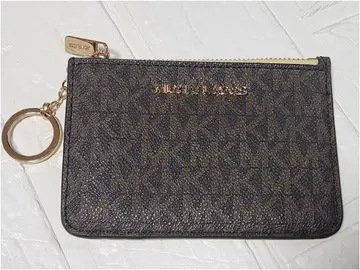 MICHAEL KORS 코인 케이스 퍼스 케이스 브라운