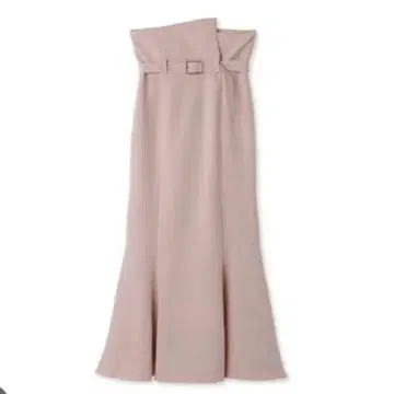 FRAY I.D 2way 하이웨스트 머메이드 스커트 핑크 벨트 포함