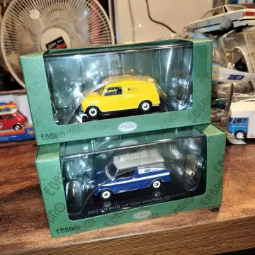 에브로 1/43 오스틴 미니 밴 2대 세트 RAC AA