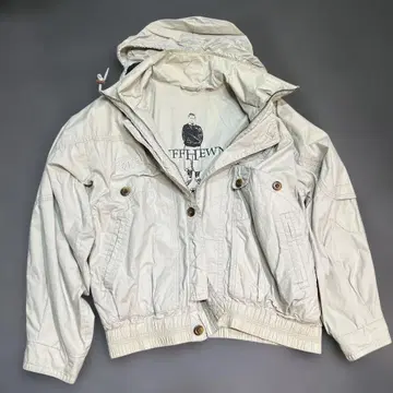 Ruff hewn 헌팅 자켓 짧은 기장 베이지 후드티