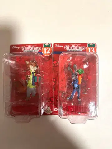 디즈니 크리스마스 오너먼트 주토피아 2세트