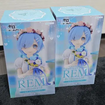 렘 신부 들러리 피규어 2개 세트