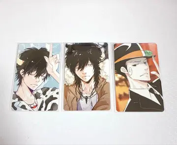 리본 아마노 아키라 전시회 특전 셀카풍 카드 람보 10년 후 20년 후