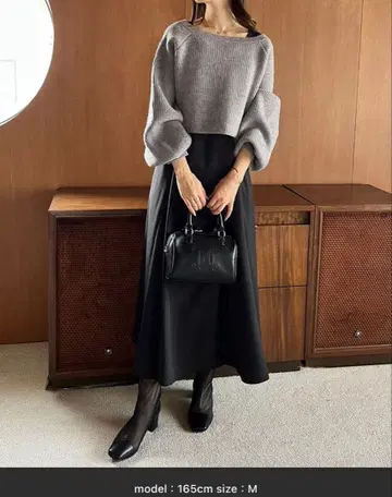 one after another NICE CLAUP 니트 백리본