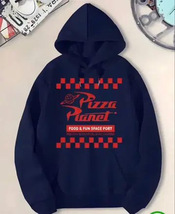 새상품급 피자 플래닛 후드 맨투맨