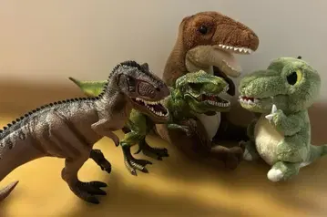 기가노토사우루스 티라노사우루스 슐라이히 피규어 봉제 인형