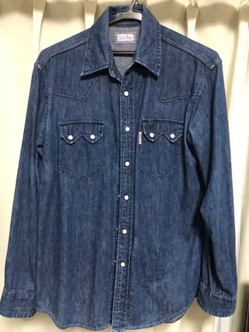 blue blue 데님 셔츠 M 사이즈