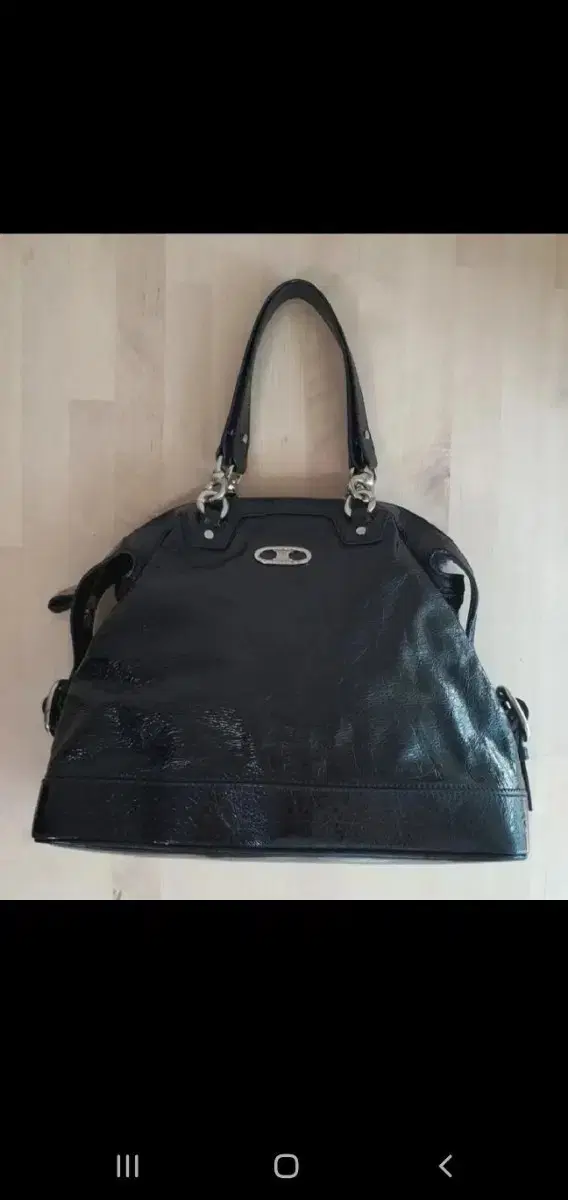 CELINE Seline Leather Shoulder Bag