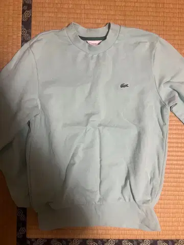 LACOSTE 클래식 핏 트레이닝복 US S 민트 그린