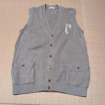 그레이 니트 베스트