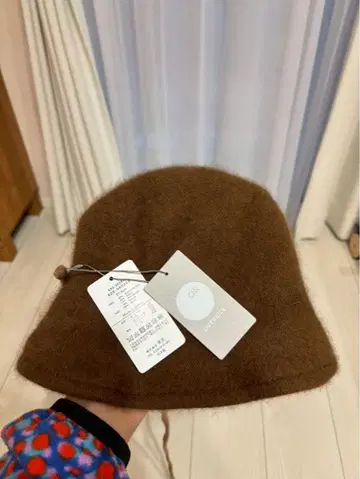 새상품 override 햇 브라운 가을/겨울 정가 8800엔 버킷햇