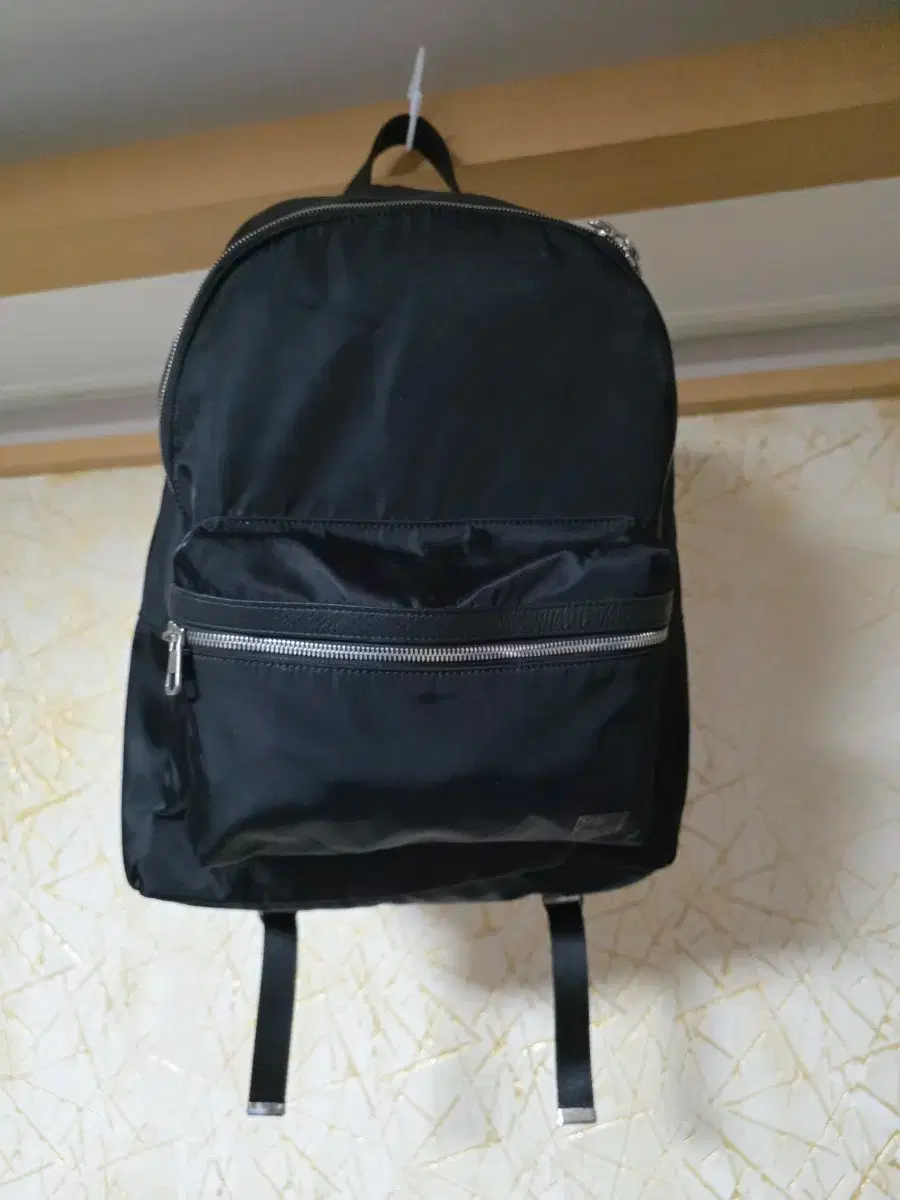 Jillstuart New York Cowhide Nylon Backpack Unisex Size 28 38 Good Condition