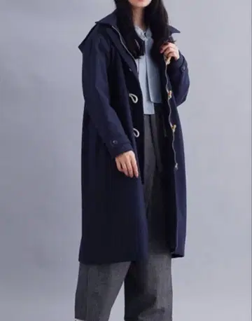 하이넥 더플 코트 Merlot ikyu