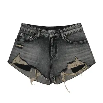 보헴 시크 데미지 숏팬츠