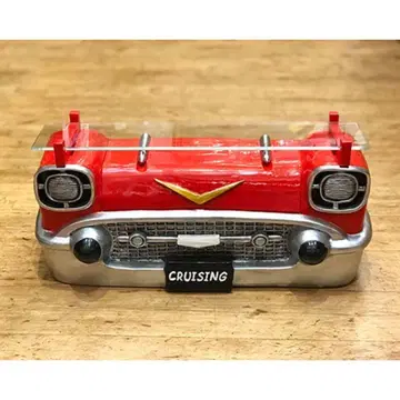 빨간색 클래식 자동차풍 인테리어 잡화