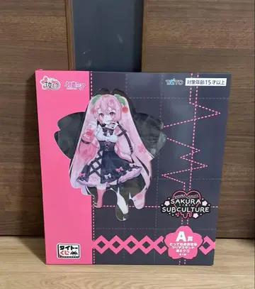 [ 하츠네 미쿠 ] 복권 벚꽃 미쿠 A상 엄청나게 큰 클리어 스탠드 1