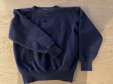 리얼 맥코이 네이비 편 V 맨투맨 사이즈 36