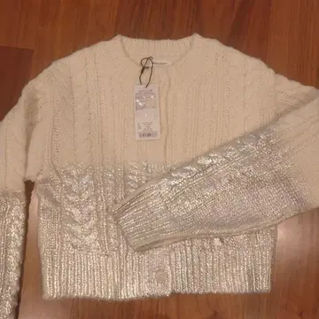 미사용 새상품 MOUSSY 니트 가디건