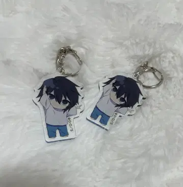 데스노트 L 제비뽑기당 아크릴 키링 2개 세트