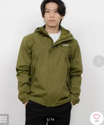 THE NORTH FACE 마운틴 후드티 올리브